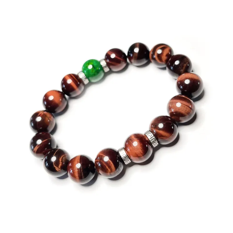 CUIJING Natural Tiger's Eye Stone Bracelets Unisex-5