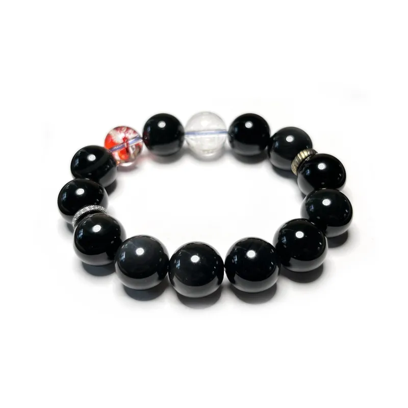 CUIJING Obsidian Bracelets Unisex-1