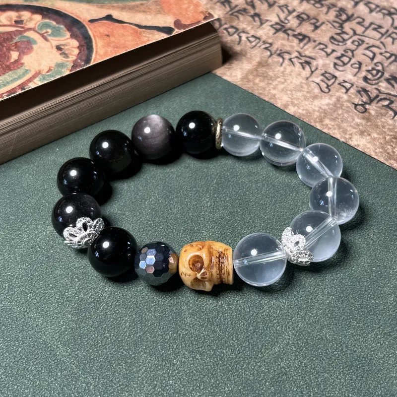 CUIJING Obsidian Bracelets Unisex-1