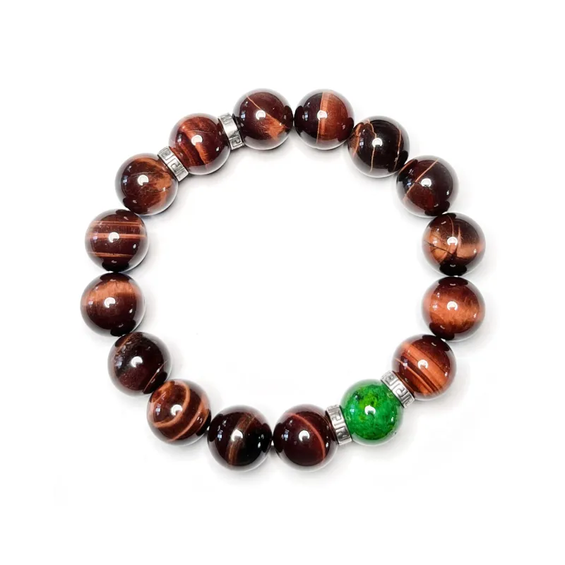 CUIJING Natural Tiger's Eye Stone Bracelets Unisex-3