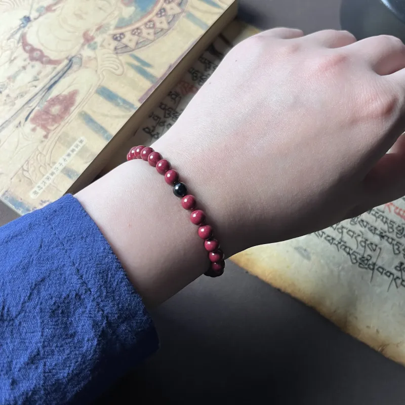 CUIJING Cinnabar Bracelets Women's-2
