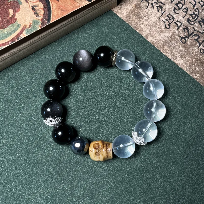 CUIJING Obsidian Bracelets Unisex-2