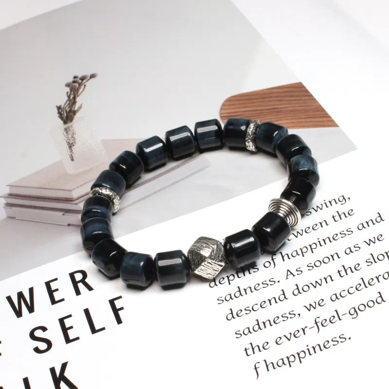 CUIJING Tiger's Eye Stone Bracelets Unisex-2