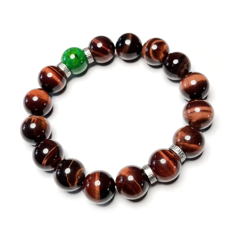 CUIJING Natural Tiger's Eye Stone Bracelets Unisex-4