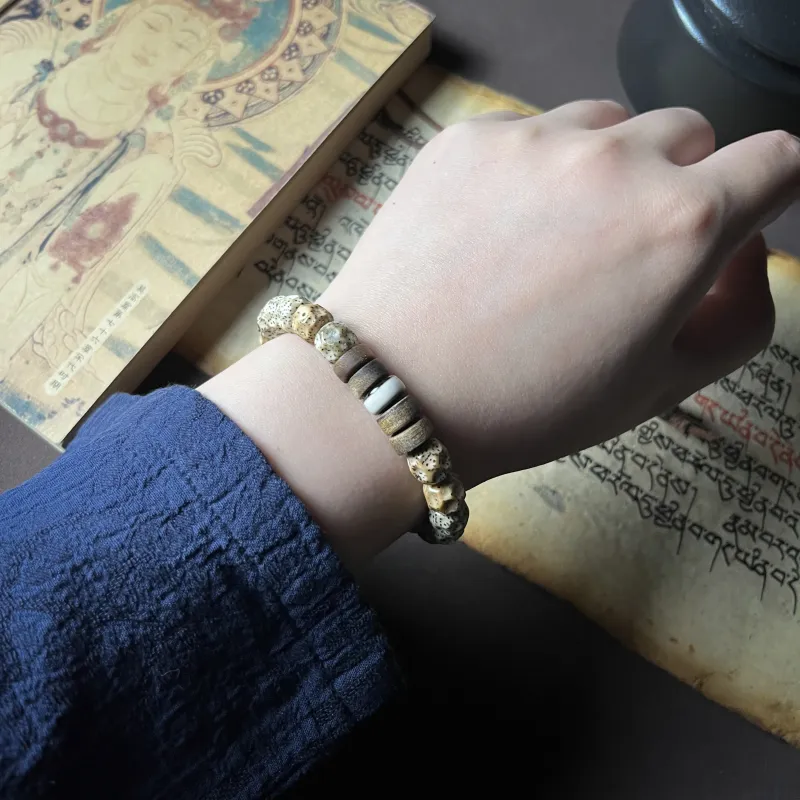 CUIJING Star Moon Bodhi Seeds Bracelets Unisex-1