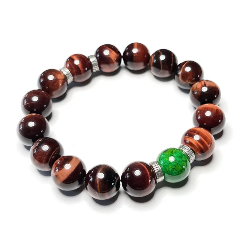 CUIJING Natural Tiger's Eye Stone Bracelets Unisex-2