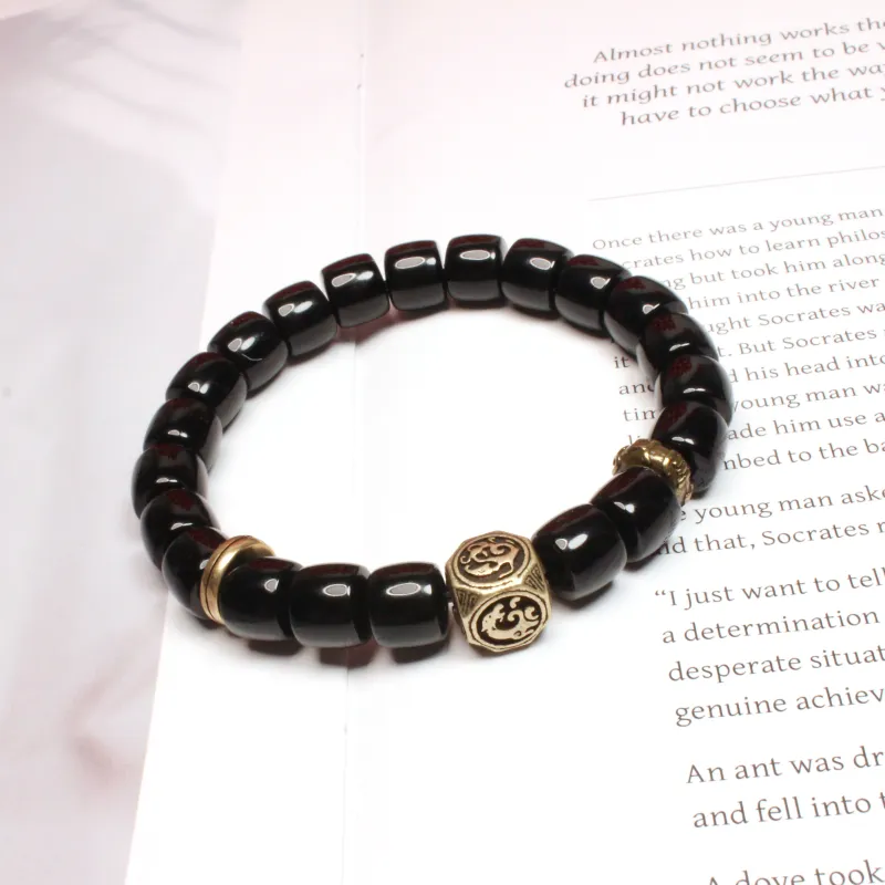CUIJING Obsidian Bracelets Unisex-3