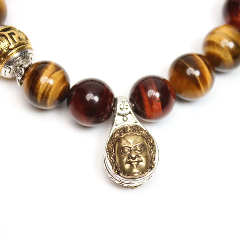 CUIJING Tiger's Eye Stone Bracelets Men's-4
