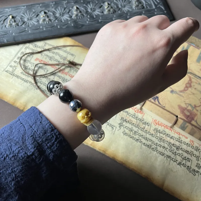 CUIJING Obsidian Bracelets Unisex-4