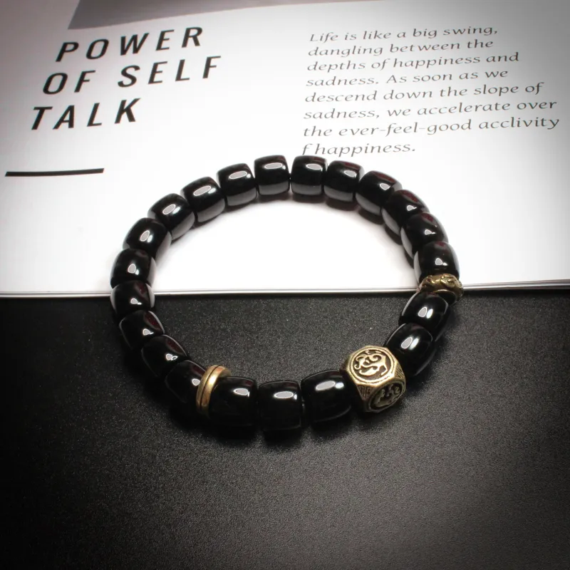 CUIJING Obsidian Bracelets Unisex-1