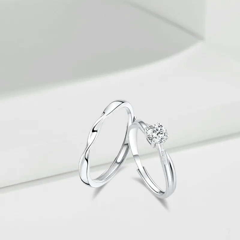 LUCA Sterling Silver Rings Unisex-5
