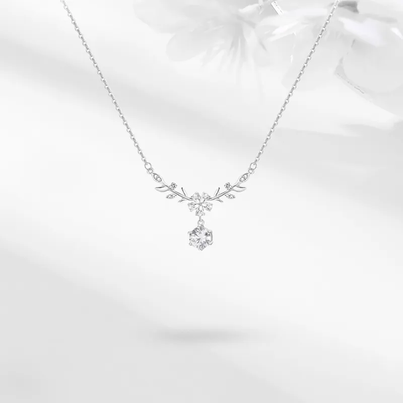 LUCA Sterling Silver Necklaces Women's Birthday Gift From Mom-2