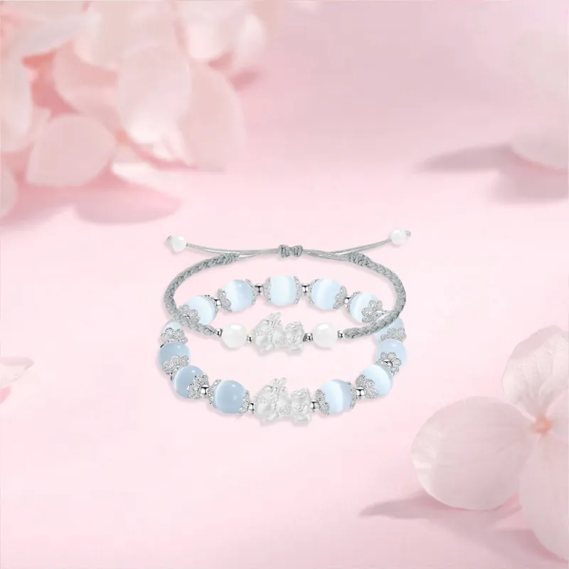LUCA Sterling Silver Bracelets Unisex-2
