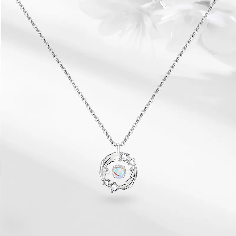LUCA Sterling Silver Necklaces Women's Birthday Gift-5
