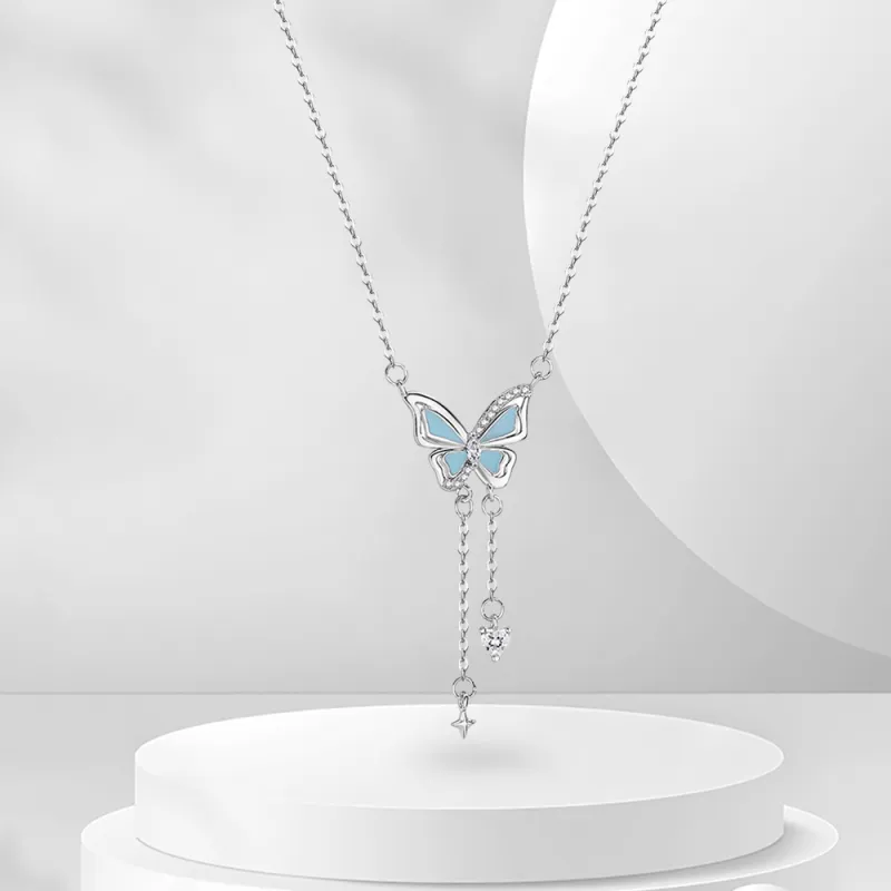 LUCA Sterling Silver Necklaces Women's-2