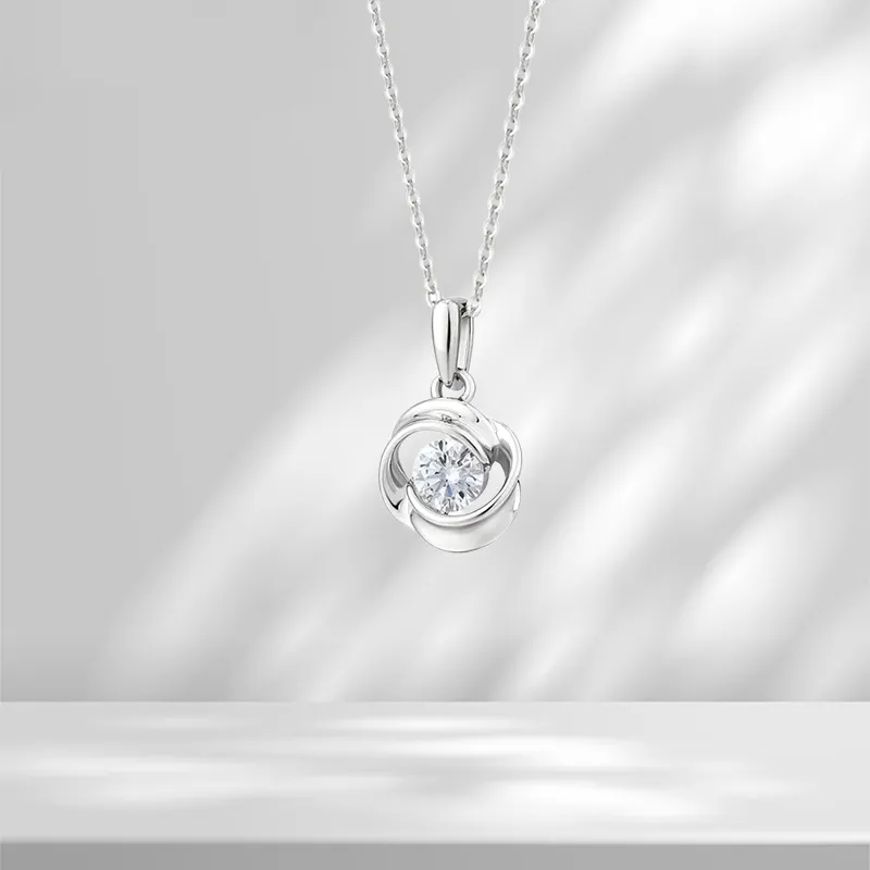 LUCA Sterling Silver S999 Silver Necklaces Women's-2