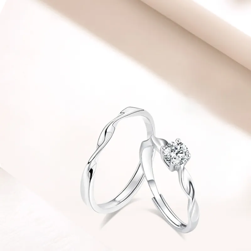 LUCA Sterling Silver Rings Unisex Box #Sweet Love Confession-3