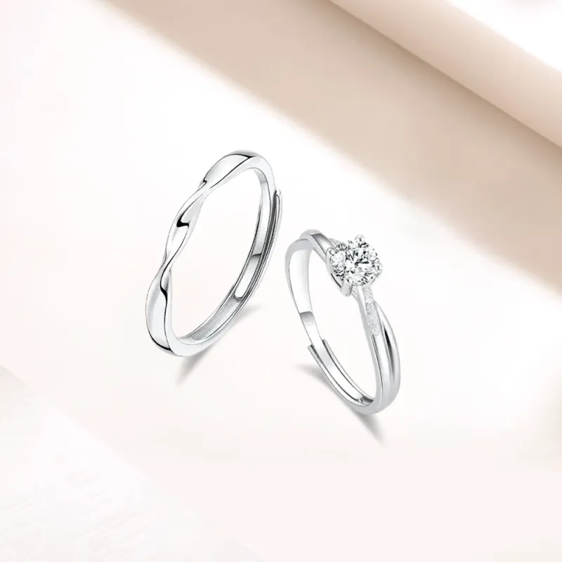 LUCA Sterling Silver Rings Unisex-1