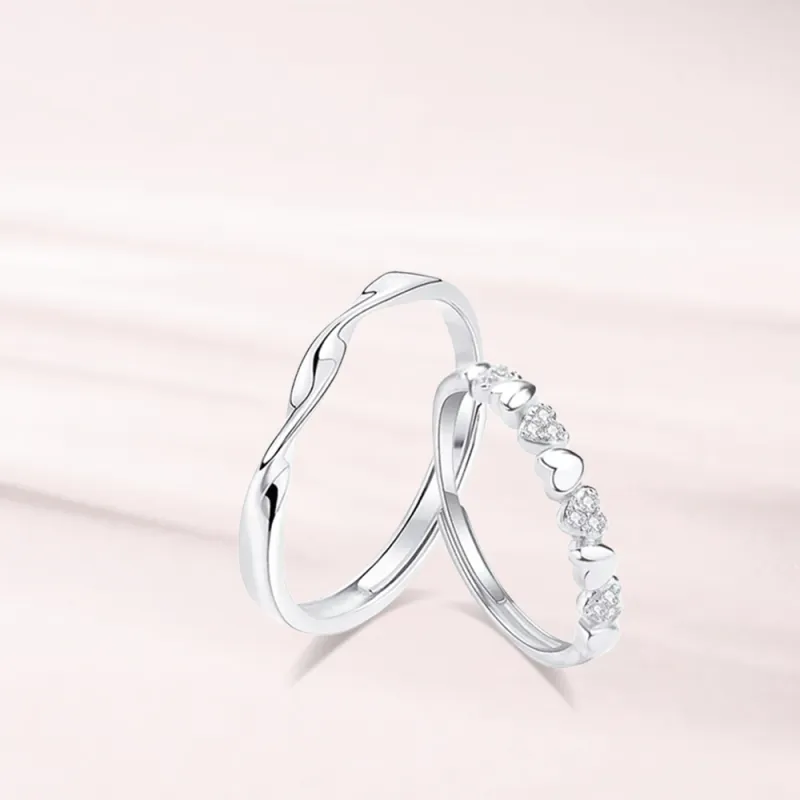 LUCA Sterling Silver Rings Unisex-6