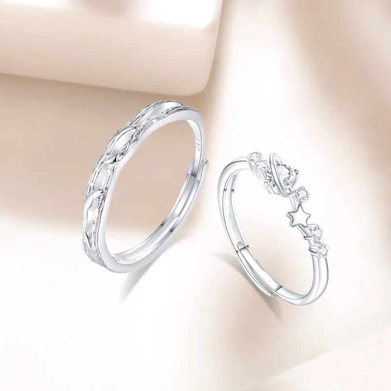 LUCA Sterling Silver Rings Unisex-5