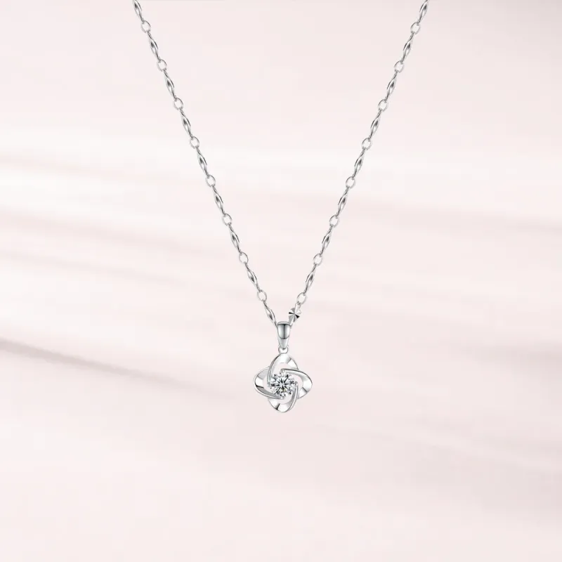 LUCA Moissanite Necklaces Women's-5