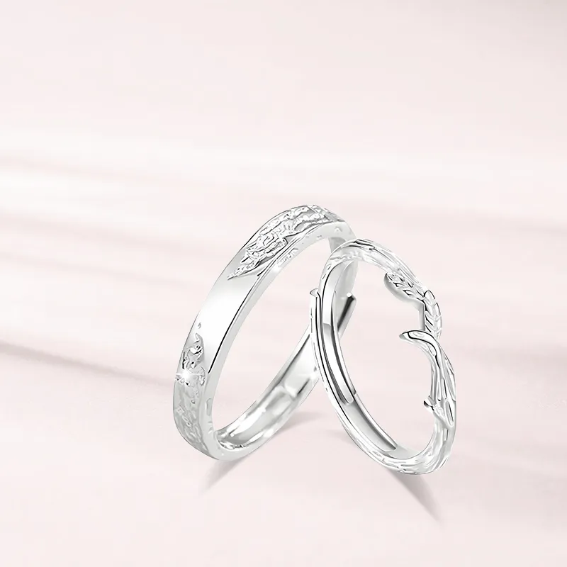 LUCA Sterling Silver Rings Unisex-6