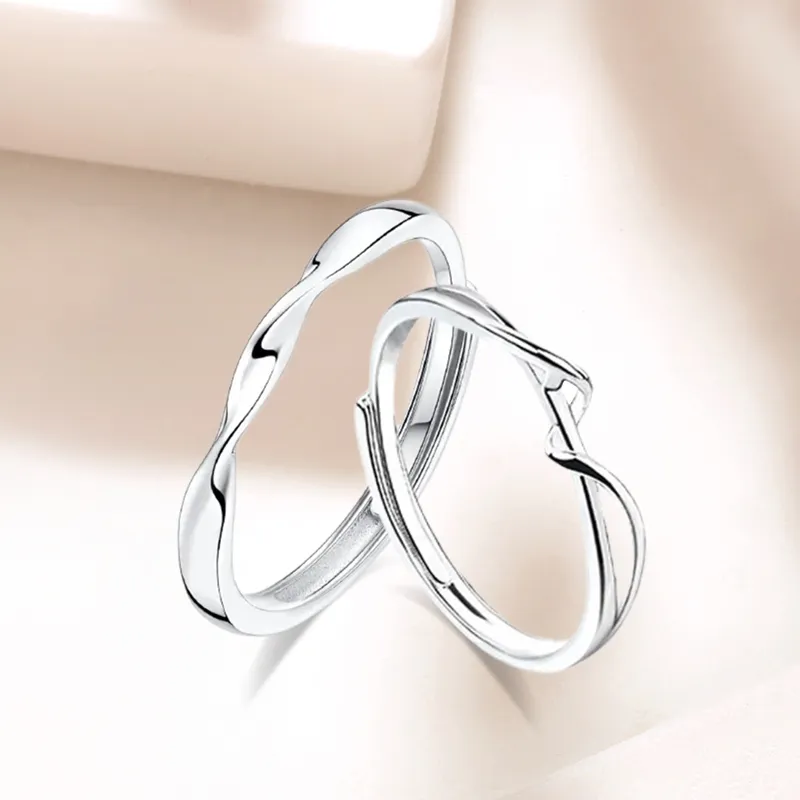 LUCA Sterling Silver Rings Unisex-6
