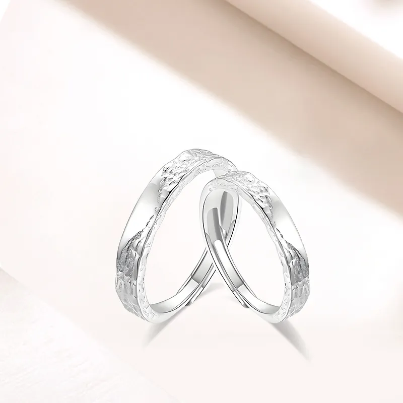 LUCA Sterling Silver Rings Unisex Anniversary Box, Sweet Love Confession #Gift-4