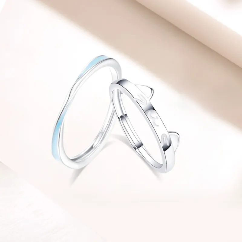 LUCA Sterling Silver S999 Silver Rings Unisex-1