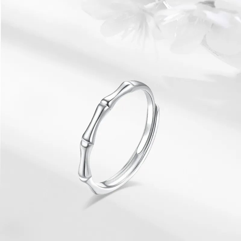 LUCA Sterling Silver S999 Silver Rings Unisex-6