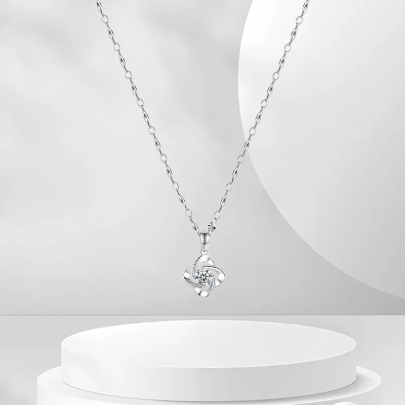 LUCA Moissanite Necklaces Women's-6