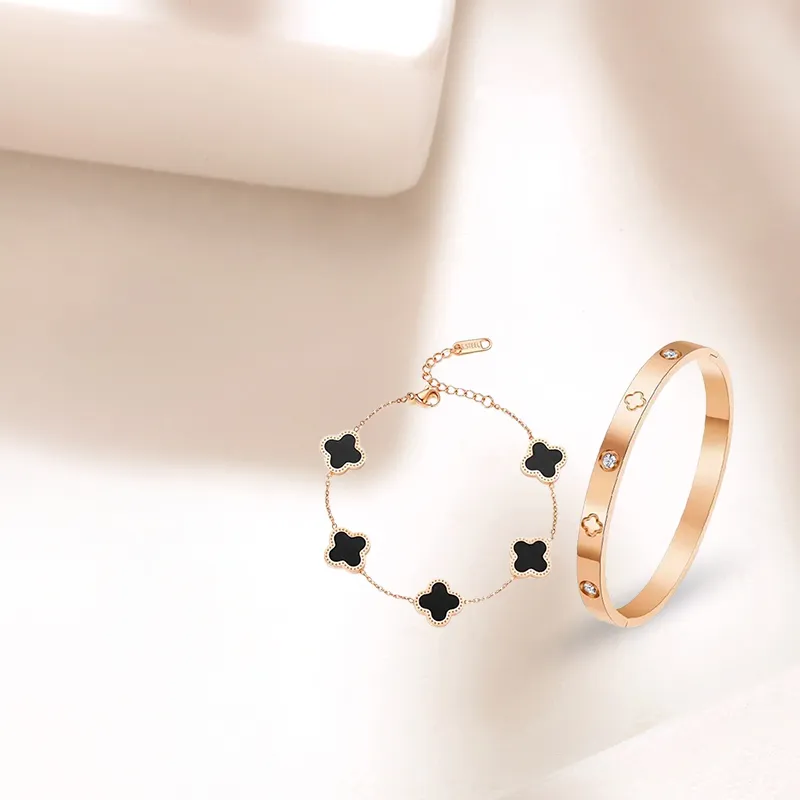 LUCA Zircon Bracelets Women's Elegant Gentle Style-4