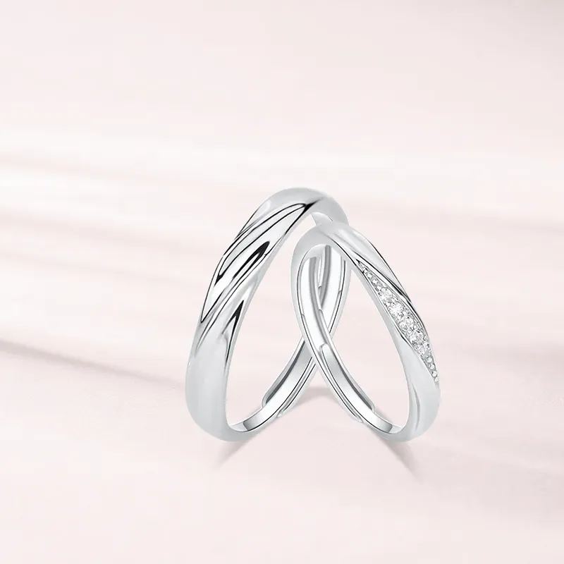 LUCA Sterling Silver Rings Unisex Anniversary Gift #Sweet Love Confession-2