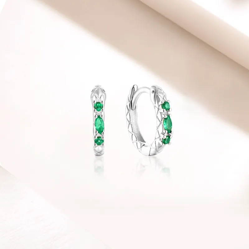 LUCA 925 Sterling Silver Earrings Men's-1