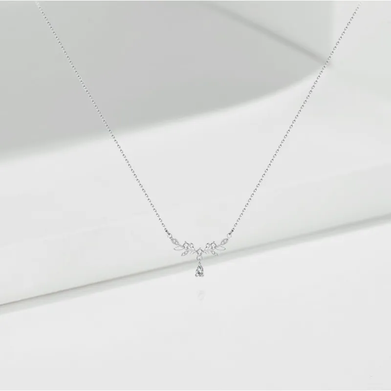 Mr. Shang S999 Fine Silver Wheat Niche Refined Premium Girls' Necklace Women's-6
