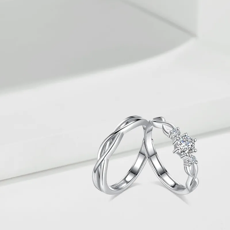 LUCA Sterling Silver Rings Unisex-5