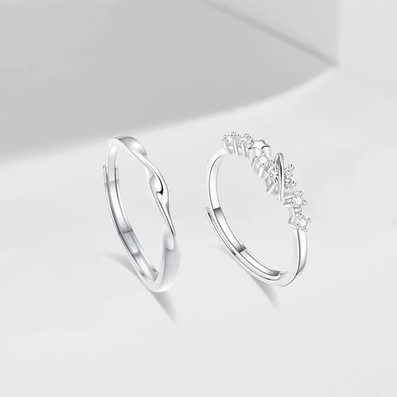 LUCA Sterling Silver Rings Unisex-5