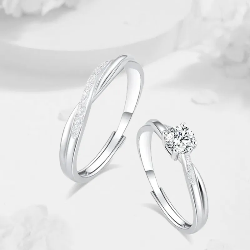 LUCA Sterling Silver Rings Unisex Box # Sweet Love Confession-4