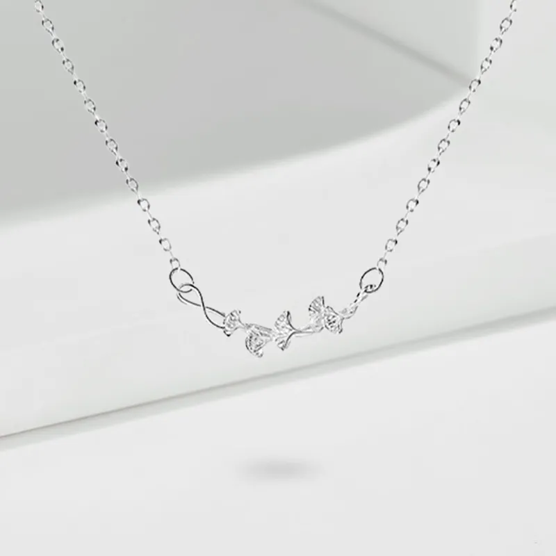 LUCA Sterling Silver Necklaces Women's Birthday Gift For Girlfriend, Bestie, Mom, And Couple-2