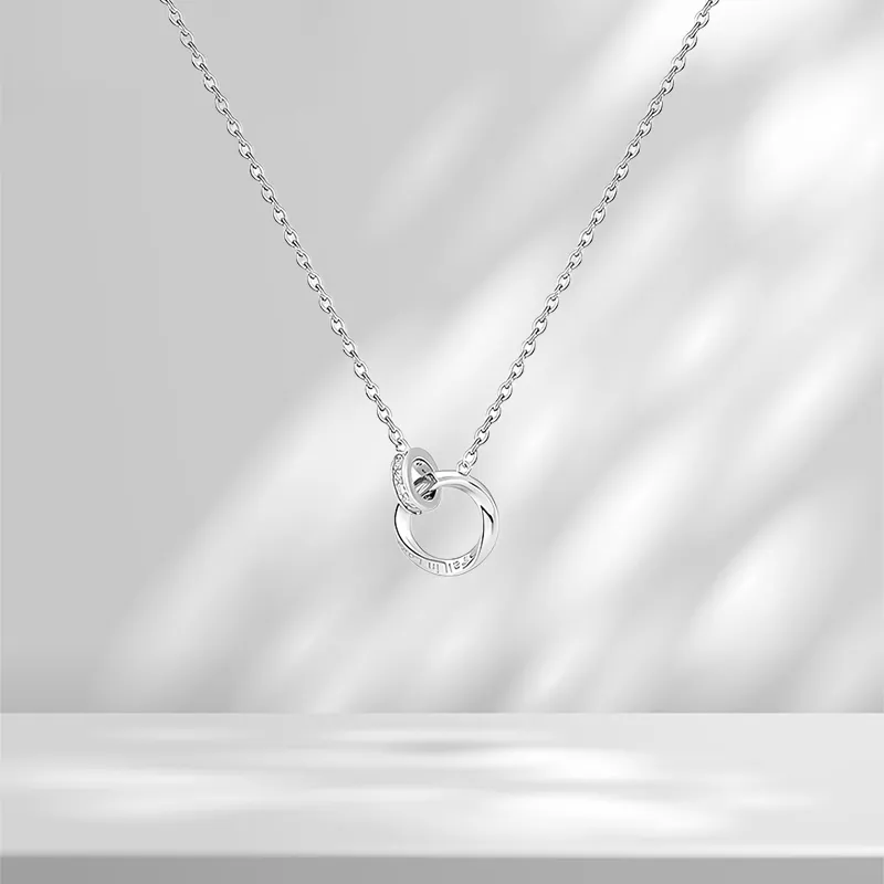 LUCA Sterling Silver Necklaces Women's-3