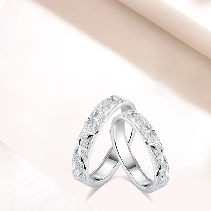LUCA Sterling Silver Rings Unisex Anniversary Box Anniversary Year-2