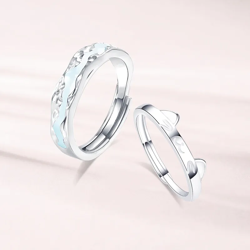 LUCA Sterling Silver Rings Unisex Birthday Confession Gift-2
