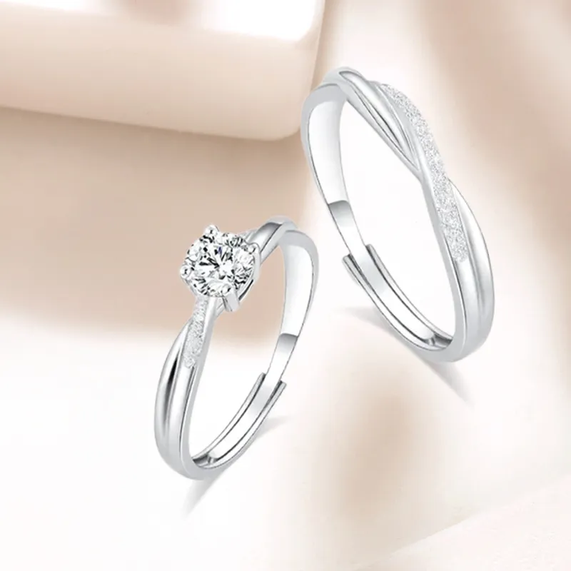 LUCA Sterling Silver Rings Unisex Box # Sweet Love Confession-2