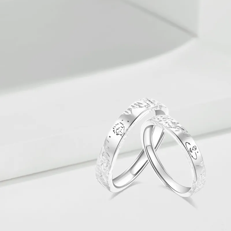 LUCA Sterling Silver Rings Unisex Silver Anniversary Confession-2