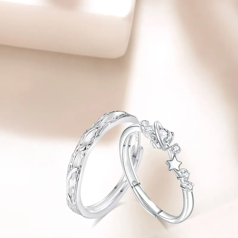 LUCA Sterling Silver Rings Unisex Box Anniversary #Sweet Love Confession-1