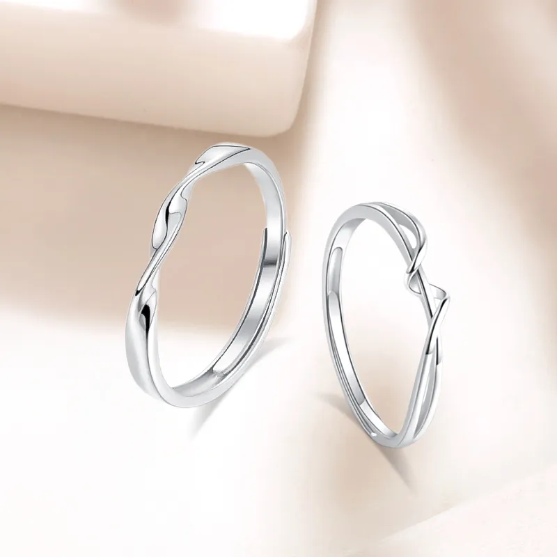 LUCA Sterling Silver Rings Unisex-6