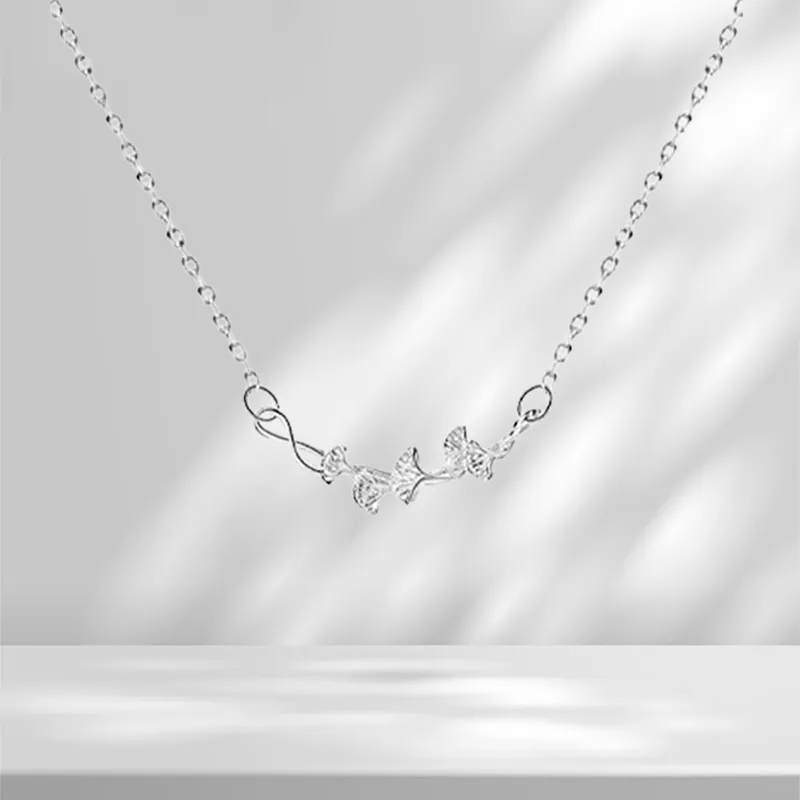 LUCA Sterling Silver Necklaces Women's Birthday Gift For Girlfriend, Bestie, Mom, And Couple-1
