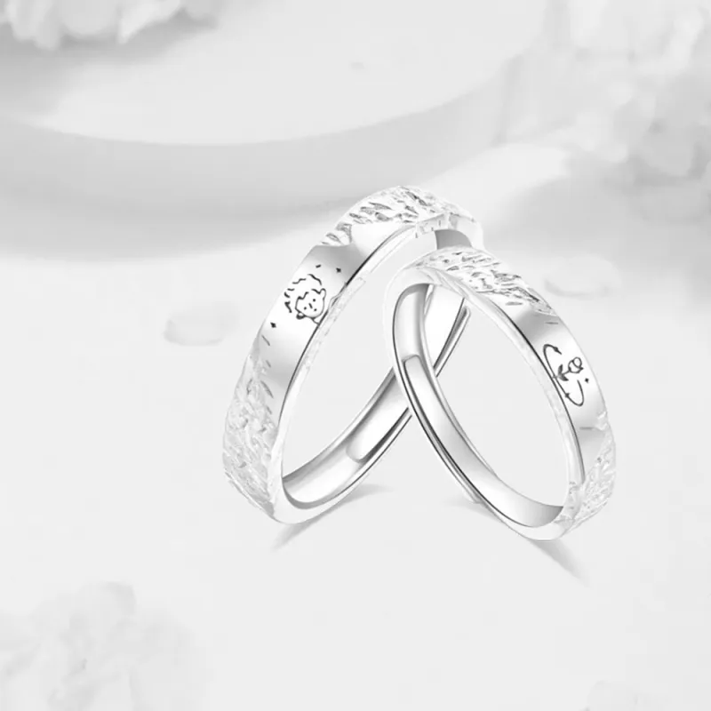 LUCA Sterling Silver Rings Unisex Silver Anniversary Confession-6