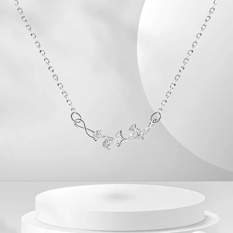 LUCA Sterling Silver Necklaces Women's Birthday Gift For Girlfriend, Bestie, Mom, And Couple-6
