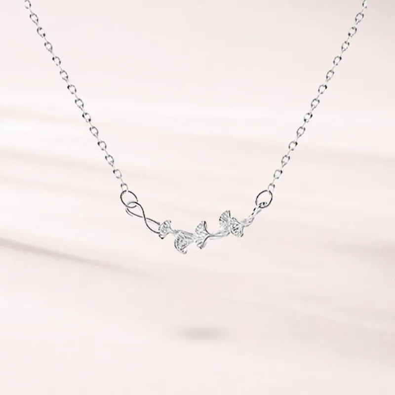 LUCA Sterling Silver Necklaces Women's Birthday Gift For Girlfriend, Bestie, Mom, And Couple-4